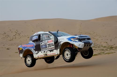 Team Ford Racing maakt zich klaar voor Dakar rally
